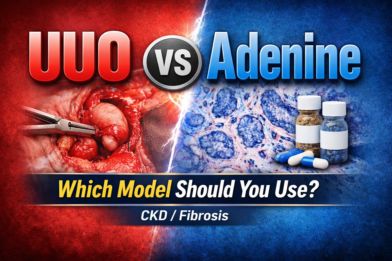 UUO vs Adenine Models | Renal Fibrosis & CKD Model Selection Guide
